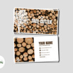 Tree Service Business Cards   Etsy Inside Feather Banner Template Free Downloadlawn Signs