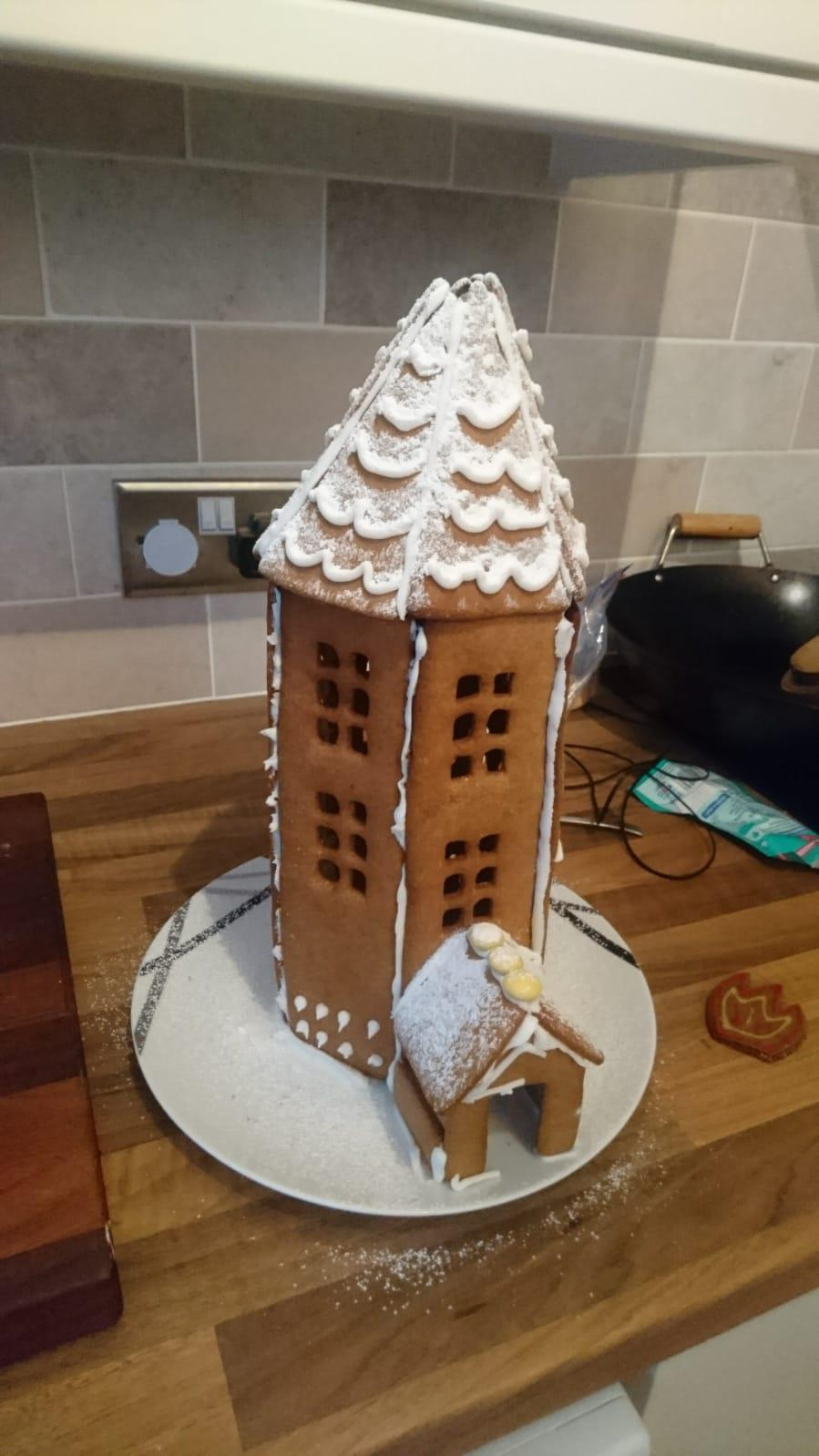Tried Something Different And Made A Gingerbread Moomin House : R pertaining to Moomin Gingerbread House Template