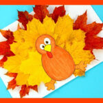 Trukey Leaf Craft Template   Fall Craft For Kids With Regard To Turkey Leaf Craft Template