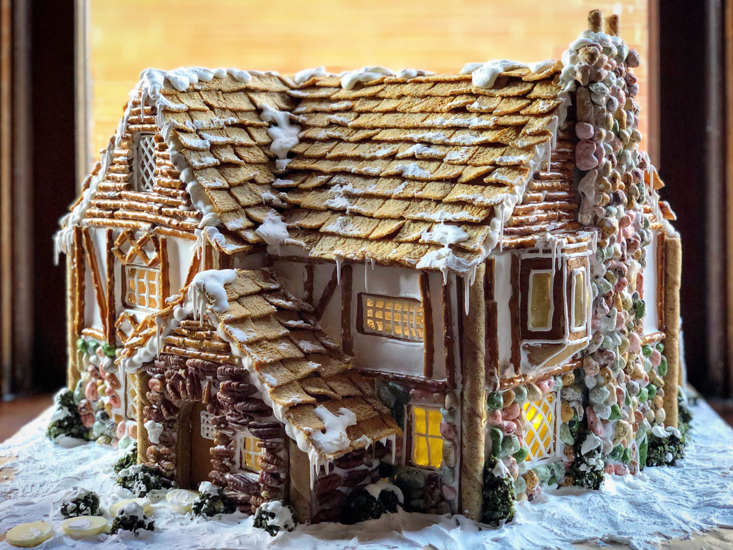 Tudor Revival Gingerbread House : R/Baking with Tudor Gingerbread House Template