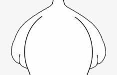 Turkey Body Printable for Turkey Body Template