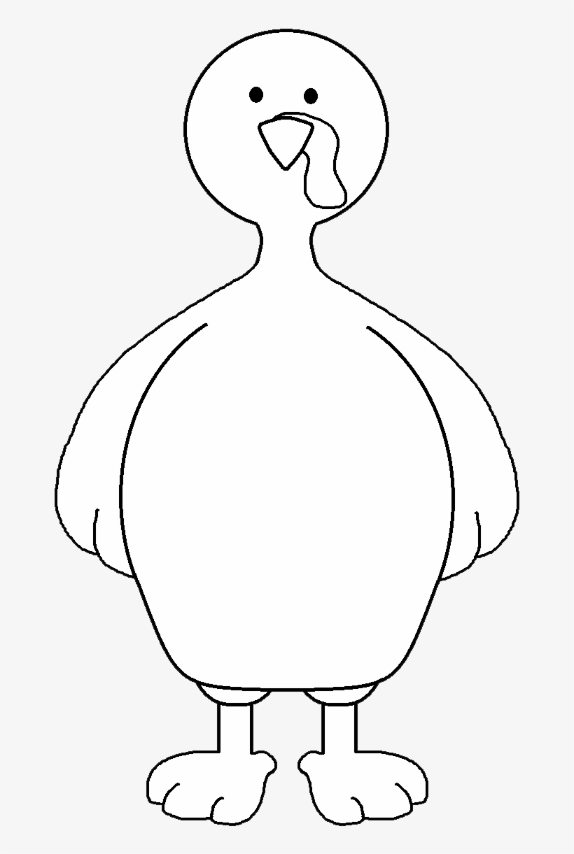 Turkey Body Printable for Turkey Body Template
