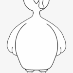 Turkey Body Template Printable Free Throughout Template Turkey Outline