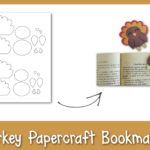 Turkey Bookmark For Kids   Frosting And Glue  Easy Crafts, Games Pertaining To Turkey Bookmark Template