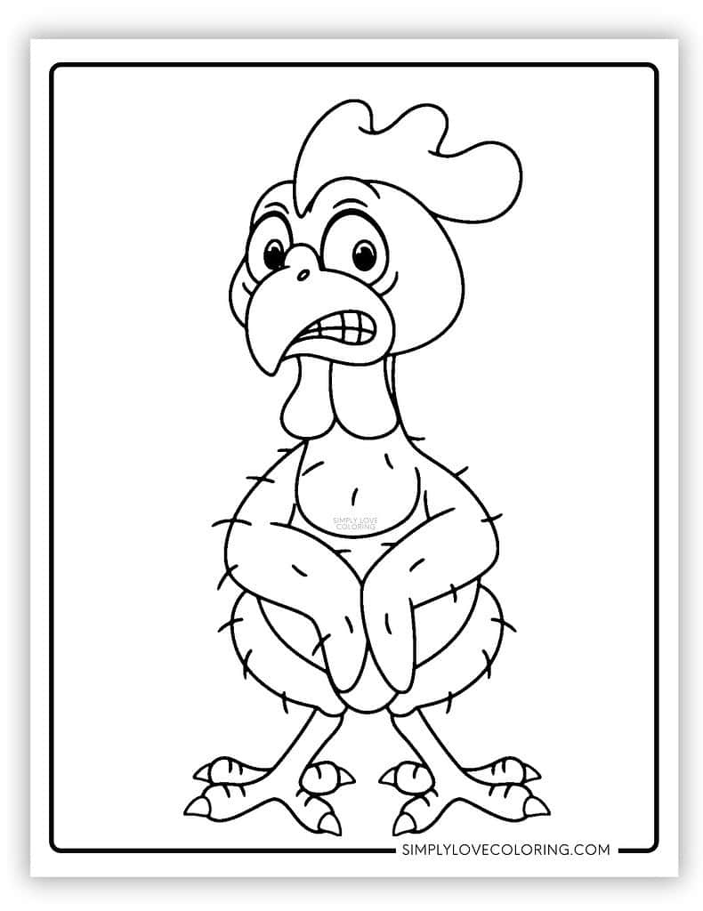 Turkey Coloring Pages (Free Pdf Printables) – Simply Love Coloring with regard to Turkey Without Feathers Template