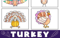 Turkey Coloring Pages (Free Printables) – Superstar Worksheets pertaining to Colored Turkey Template