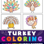 Turkey Coloring Pages (Free Printables)   Superstar Worksheets With Regard To Turkey Template Colored
