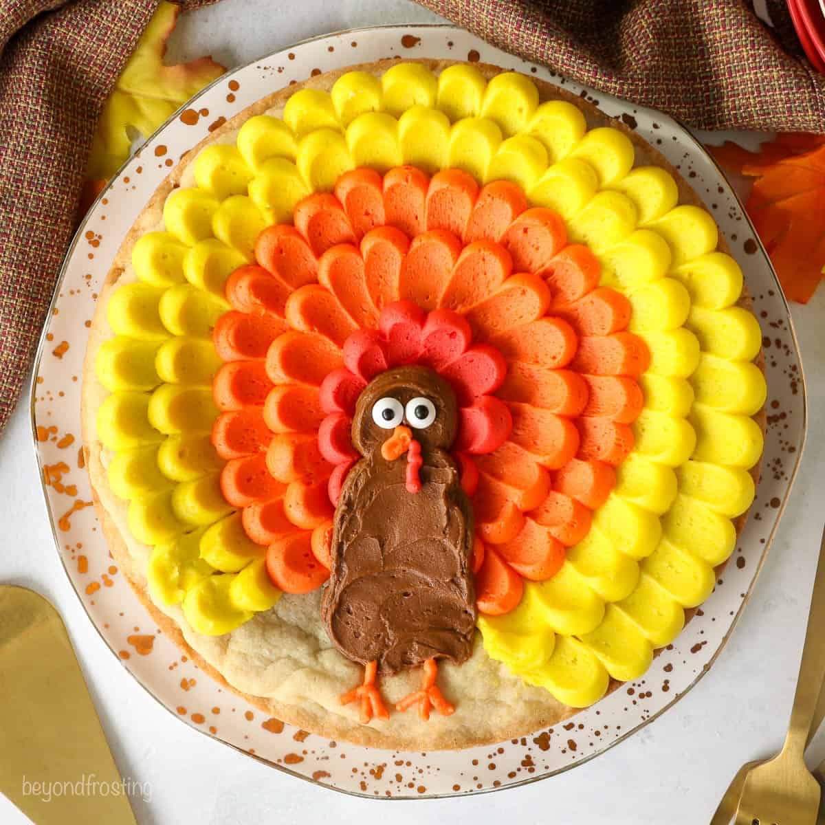 Turkey Cookie Cake Recipe with regard to Turkey Cake Template