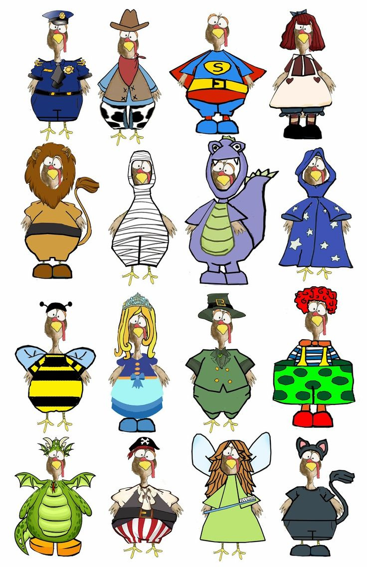 Turkey Costumes For Story Writing intended for Disguise a Turkey Outfit Template