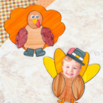Turkey Craft Template   Mix And Match Thanksgiving Craft   Messy In Turkey Head Template For Craft