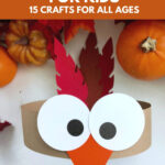 Turkey Crafts For Kids   Sew Woodsy With Easy Felt Turkey Eyes Beak Beard Template