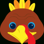 Turkey Face   Free Vector Clipart Images On Creazilla For Template Turkey Face Clipart