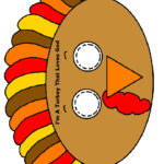 Turkey Face Mask Craft For Turkey Face Mask Template