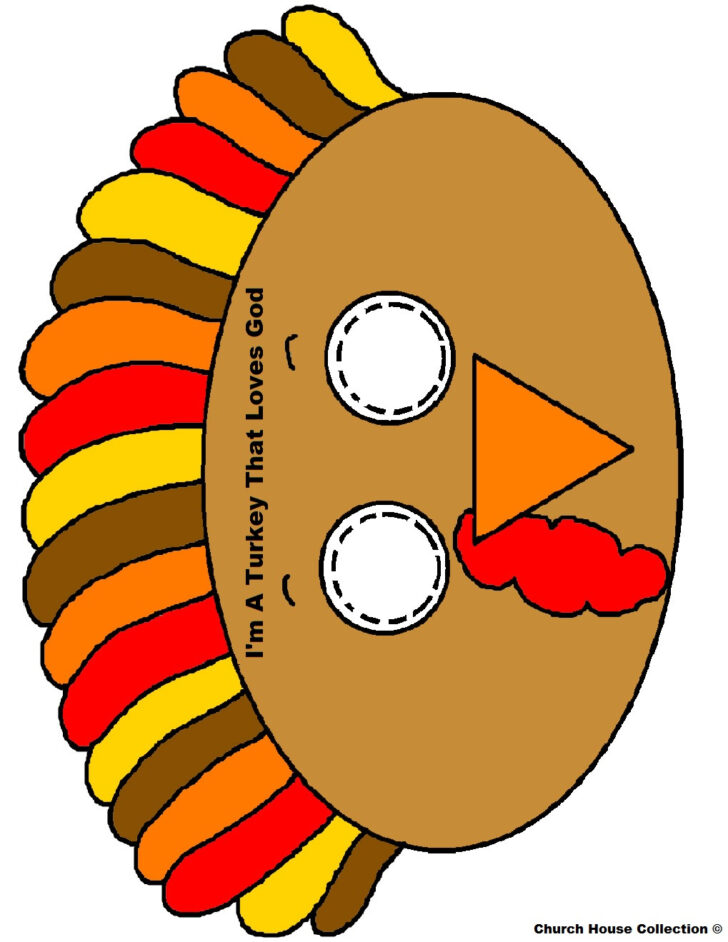 Turkey Face Mask Template Turkey Face Mask Template