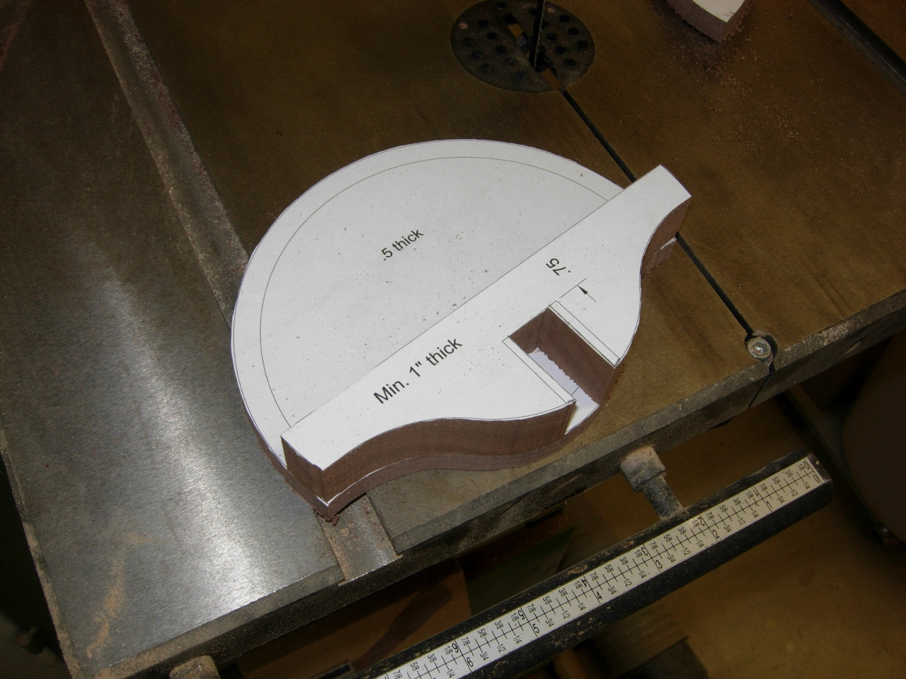 Turkey Fan Mount Plans | Midnight Woodworking for Free Printable Turkey Fan Mount Template