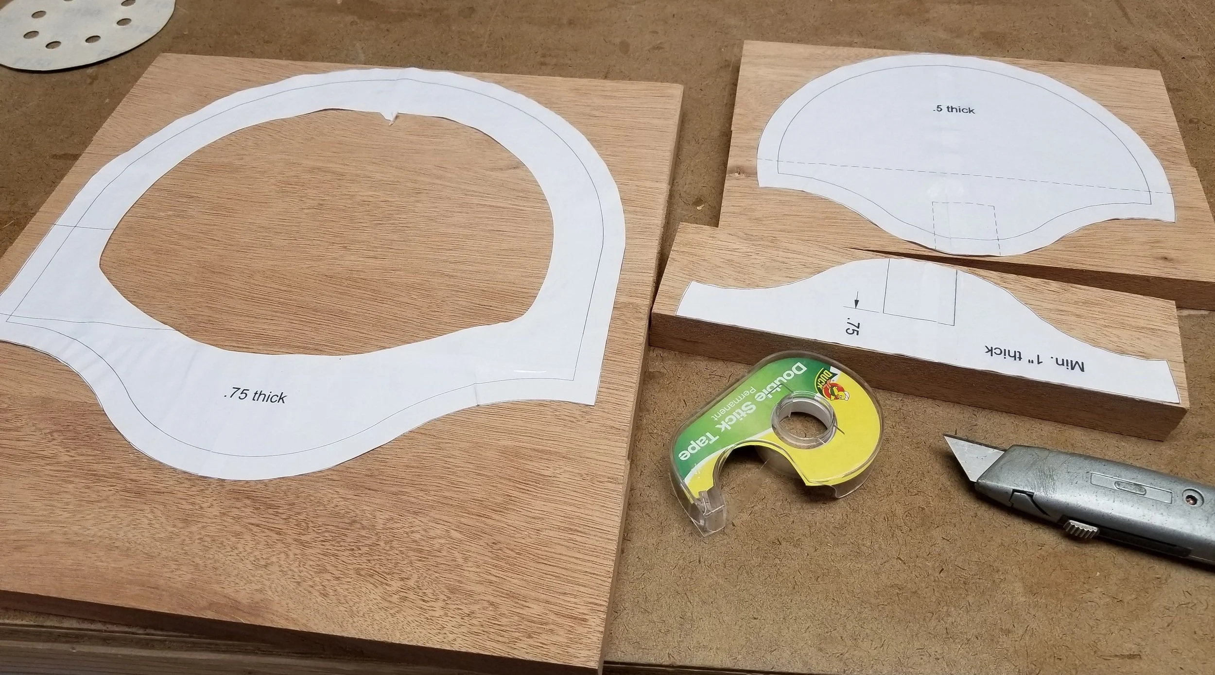 Turkey Fan Mount — Third Stall Woodworking with Printable Turkey Fan Mount Template