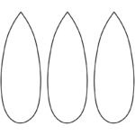 Turkey Feather Template (Free Printables)   The Best Ideas For Kids Within Outline Turkey Feather Template