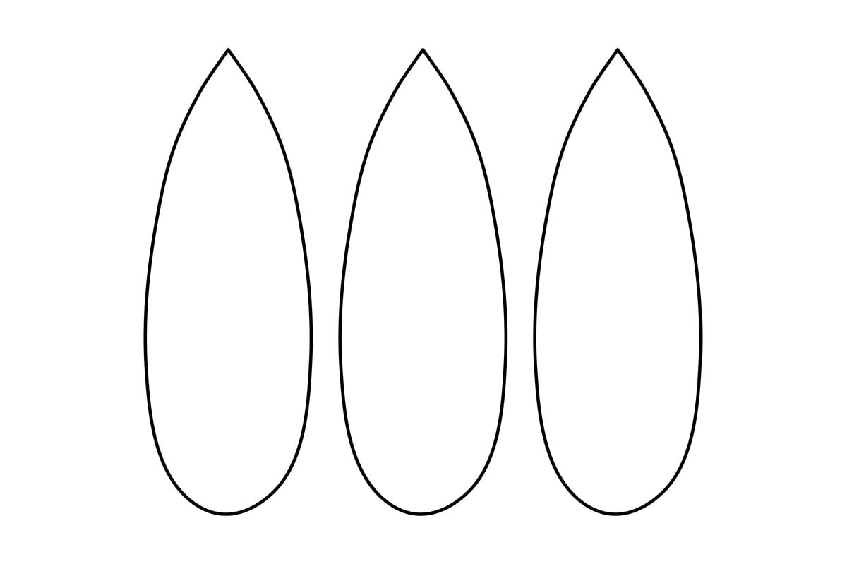 Turkey Feather Template (Free Printables) - The Best Ideas For Kids within Outline Turkey Feather Template