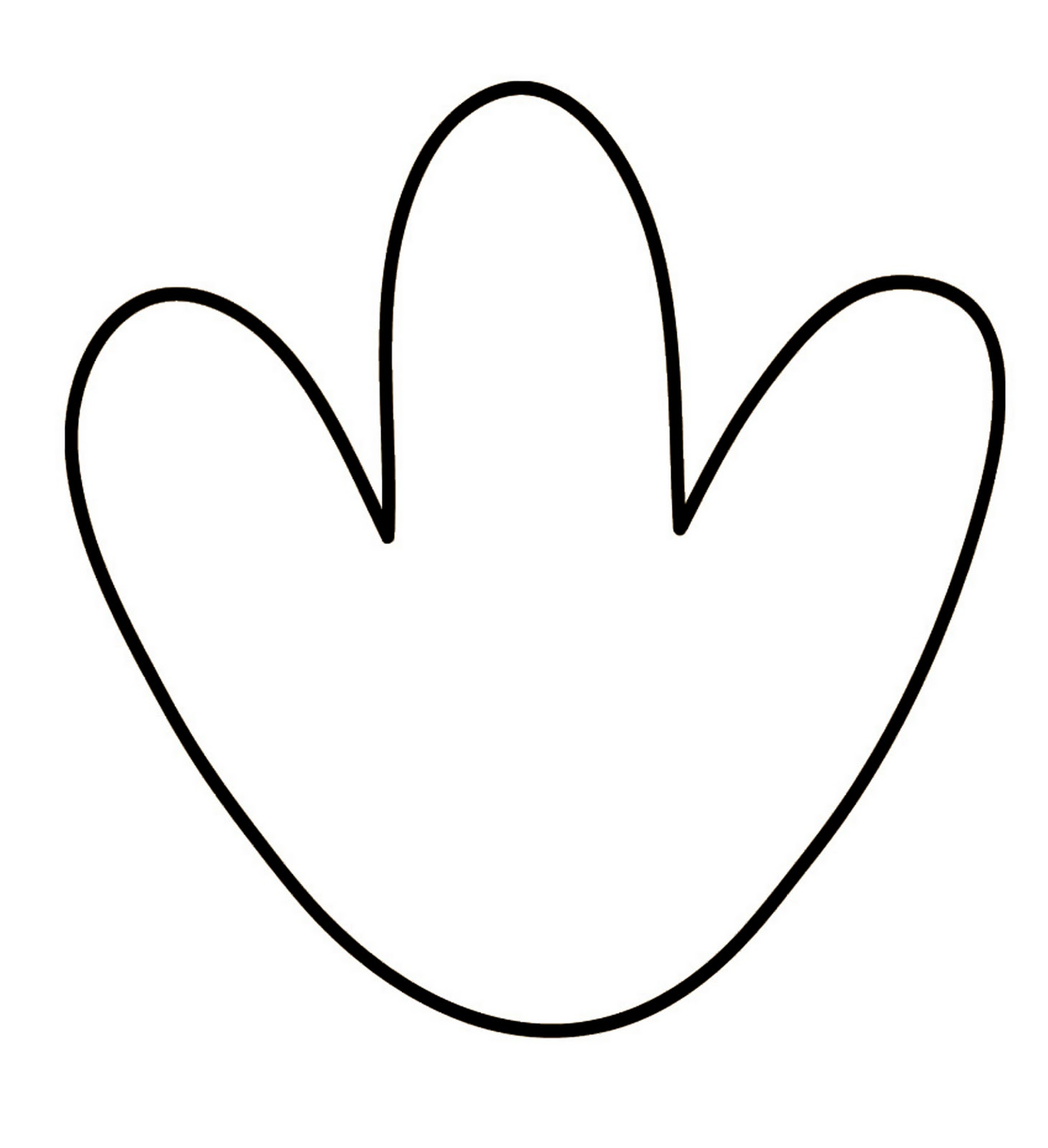 Turkey Feet Template pertaining to Free Printable Turkey Feet Template