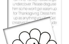 Turkey In Disguise Free Printables pertaining to Disguise Tom the Turkey Template