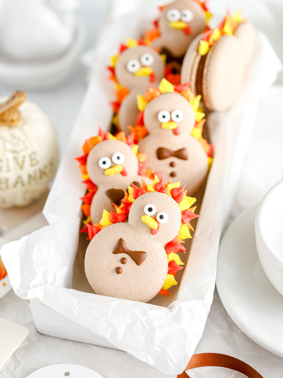 Turkey Macarons pertaining to Turkey Macaron Template