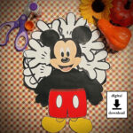 Turkey Mickey Mouse   Etsy Ireland With Regard To Mickey Mouse Turkey Disguise Template