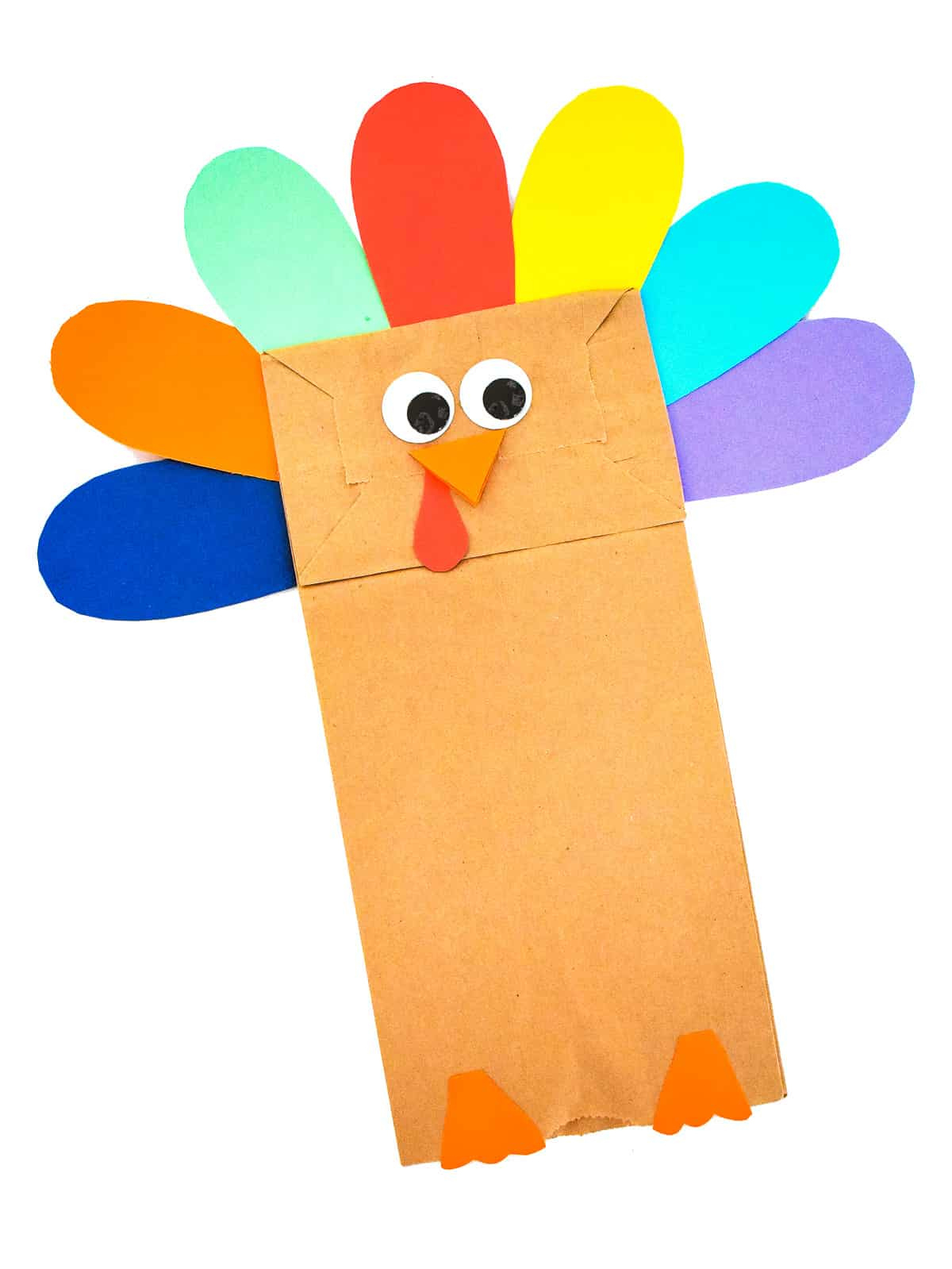 Turkey Paper Bag Craft - Kids Activity Zone inside Turkey Paper Bag Puppet Templates Free