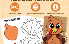 Turkey Paper Bag Puppet – Printable Craft Template For Kids with regard to Turkey Paper Bag Puppet Template
