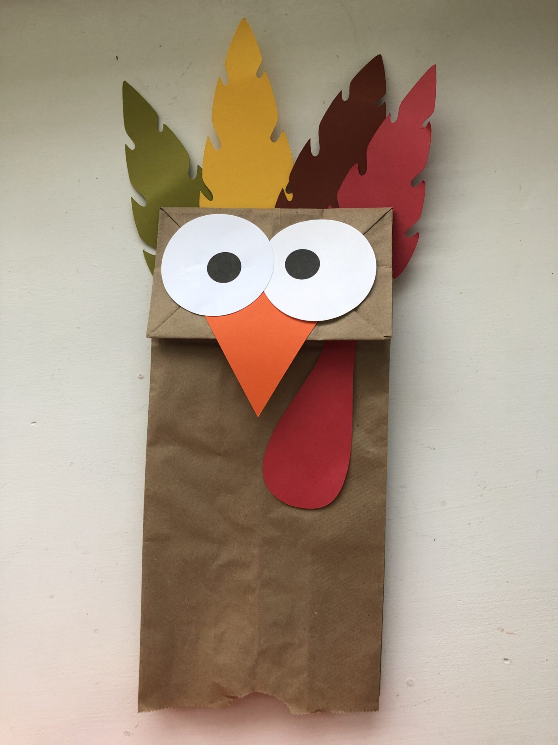 Turkey Paper Bag Puppets - Sew Woodsy pertaining to Paper Bag Turkey Craft Template