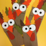 Turkey Paper Bag Puppets   Sew Woodsy Throughout Turkey Puppet Template