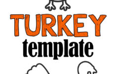 Turkey Template | Free Printable Turkey Outline with Large Printable Turkey Template Free