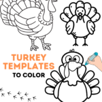 Turkey Template To Color   Crafty Morning Pertaining To Turkey Templates Printable