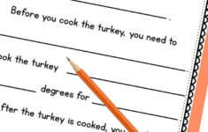 Turkey Writing Activity For Kids throughout Turkey Writing Template