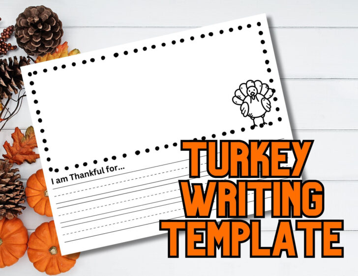 Turkey Writing Paper Template Turkey Writing Paper Template