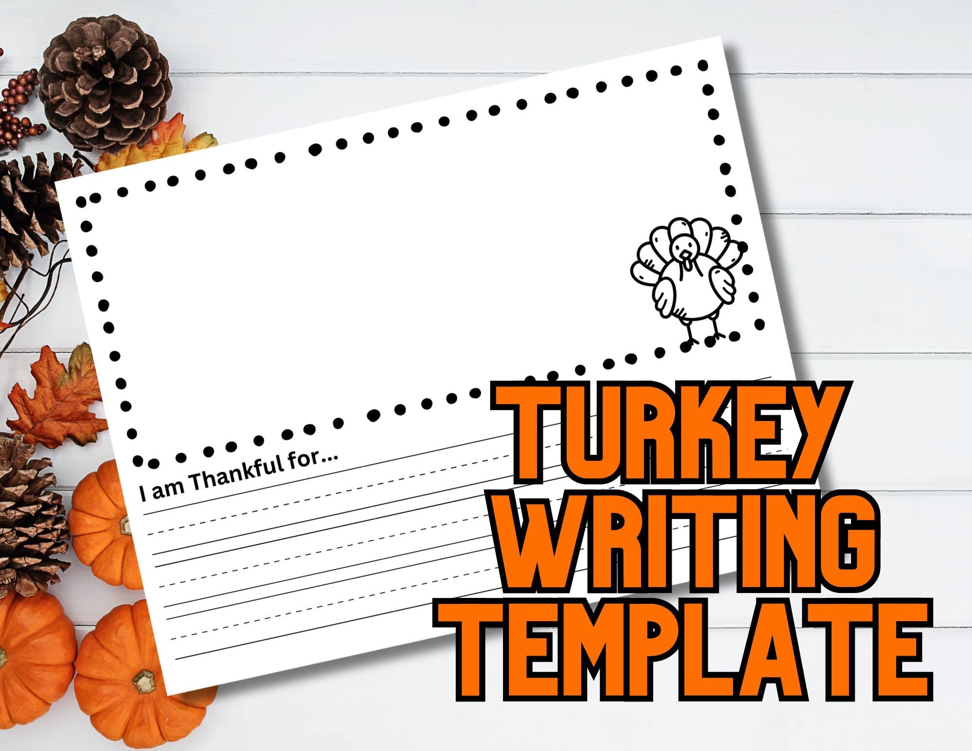 Turkey Writing Template, Thanksgiving Writing Template, Fall throughout Turkey Writing Paper Template