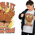 Twerking Turkey T Shirt Design Vector Download Regarding Turkey Shirt Template