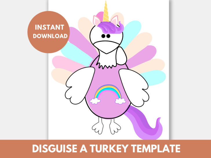 Unicorn Turkey Template