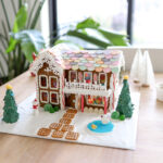 Victorian House [Gingerbread Template]   Etsy Canada For Colonial Gingerbread House Template