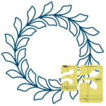 Westalee Design 2Pc Feathered Leaf Circle Wreath Template Set Inside Feather Wreath Quilt Template Westalee Ruler Work