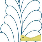 Westalee Design Feather Spine Templates | Sew Steady Inside Feather Spine Template