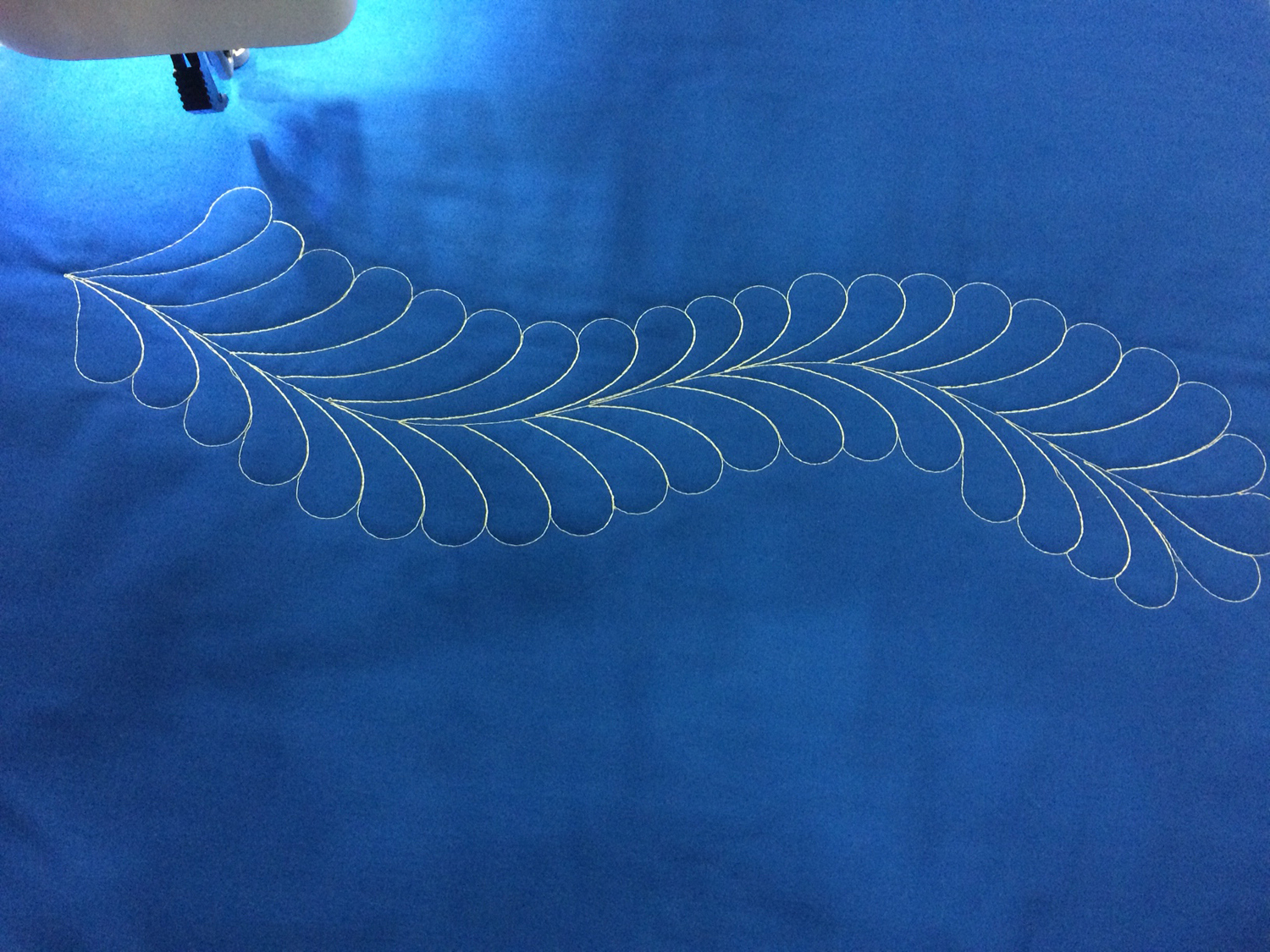 Westalee Design Feather Spine Templates | Sew Steady with Westalee Feather Spine Template