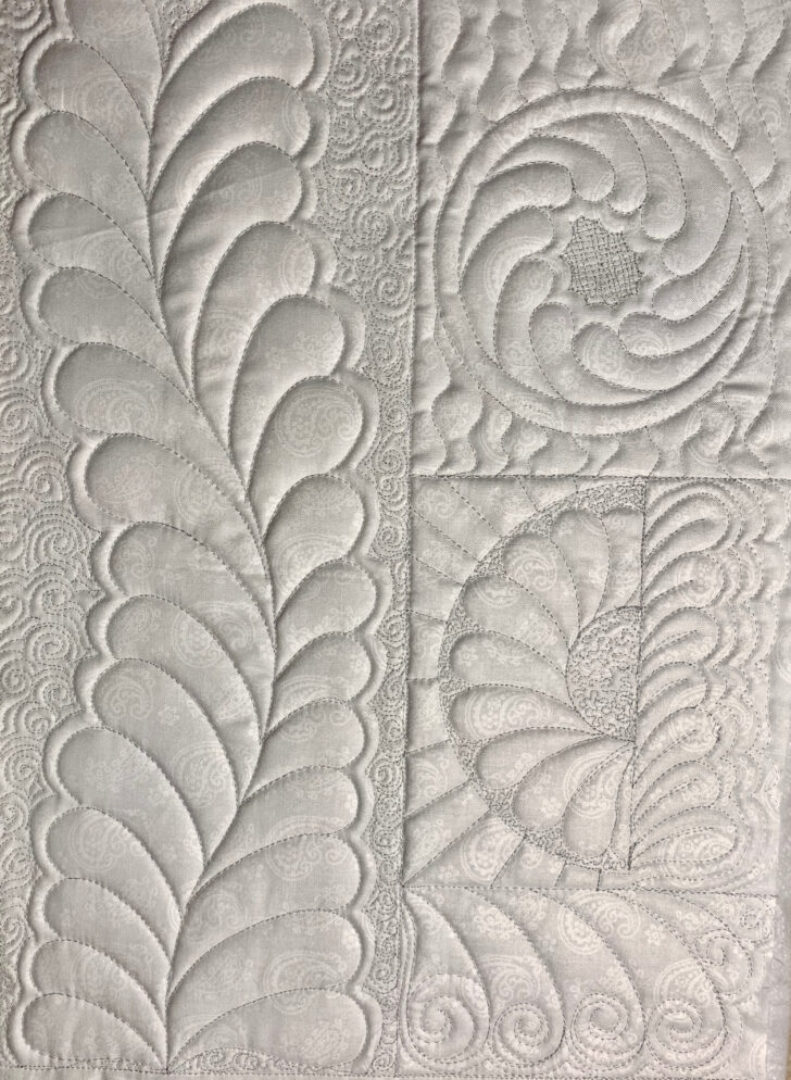 Feather Quilting Template