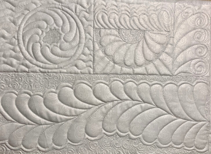 Feather Wreath Quilt Template Westalee Ruler Work Vidio