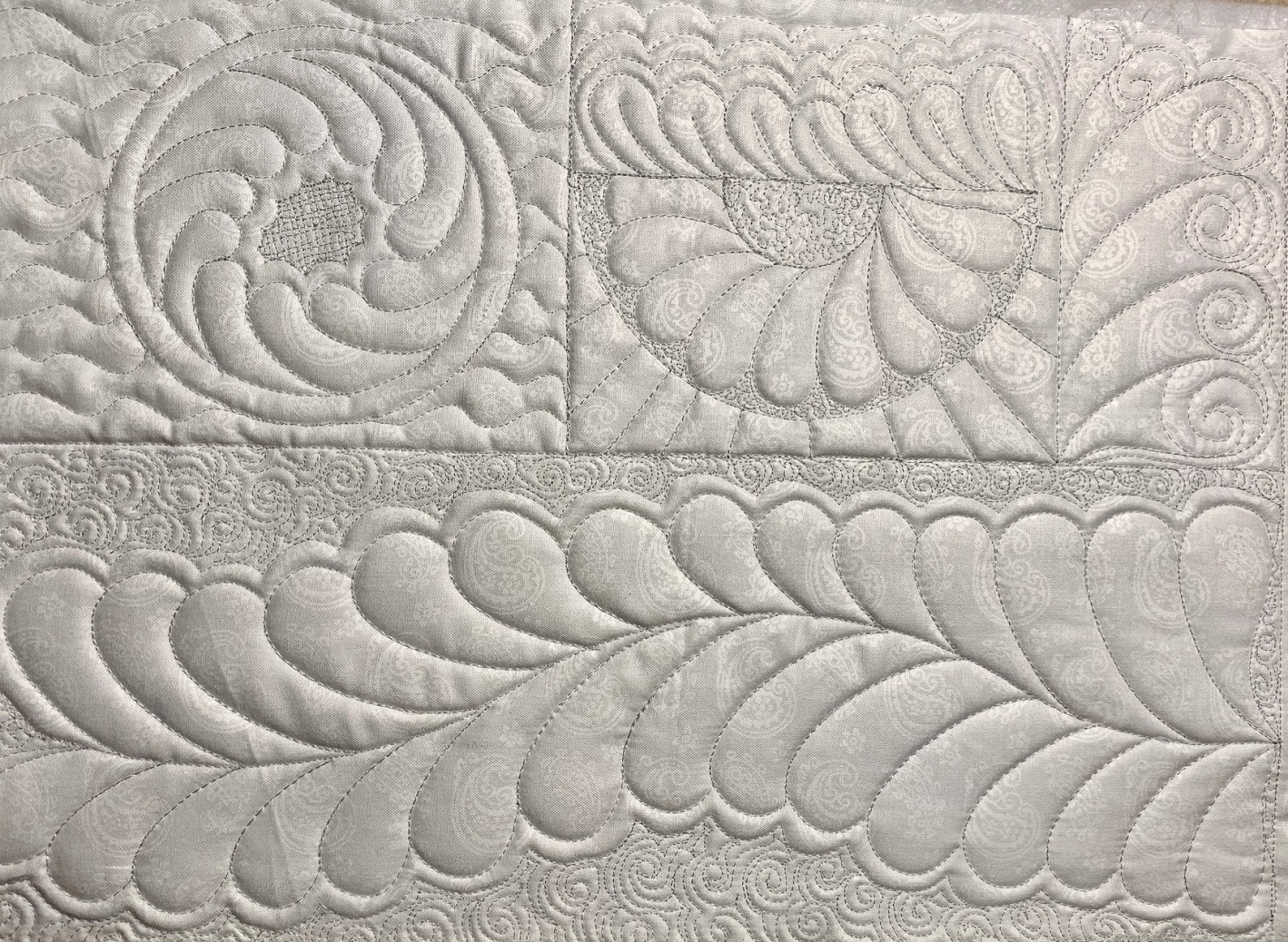 Westalee Design Quilting Temple Ruler Work Stitch In The Ditch inside Feather Wreath Quilt Template Westalee Ruler Work Vidio