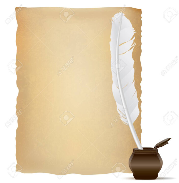 Feather and Papyrus Template Feather and Papyrus Template