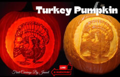 Wow Your Guests With This Festive Turkey Pumpkin Carving Tutorial For  Thanksgiving! inside Turkey Template For Pumpkin Carving
