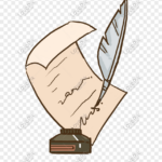 Write A Feather Pen And Ink, Letter, Ink, Feather Pen Png Image In Feather Letter Writing Template