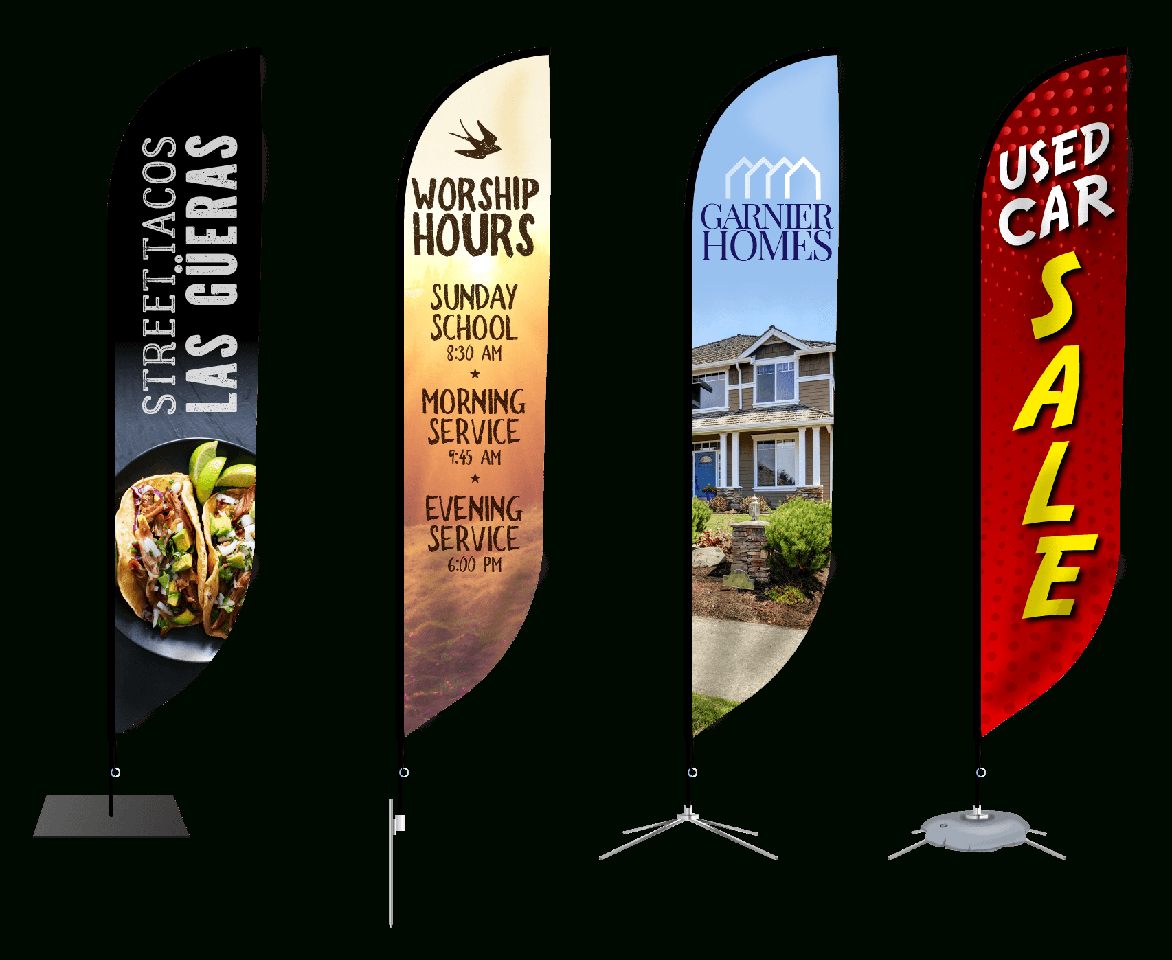 Zoom Flex Flags - Advertising &amp;amp; Message Flags throughout Zoom Feather Flag Template