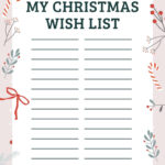 12 Free Christmas Wish List Printable Templates In Christmas List 2025 Template