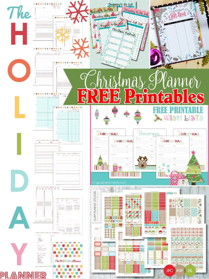 Christmas Planner Template Free